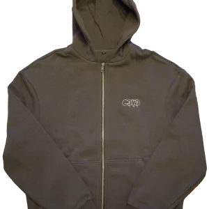 Magnet Cava Zip Hoody with hood and zipper, front view.